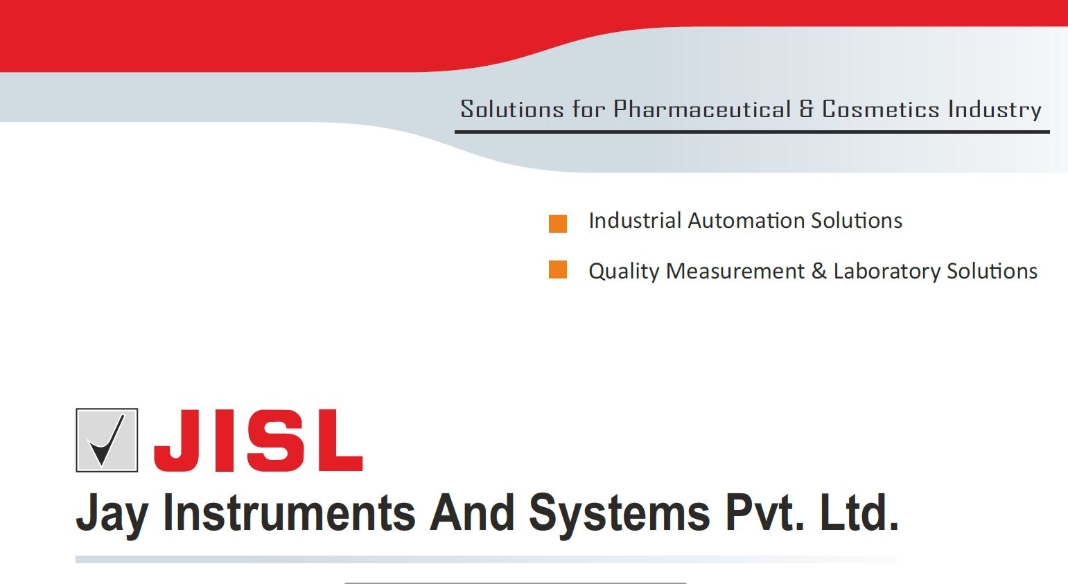 JISL Products for Pharmaceuticals Industry